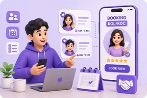 booking KOL KOC