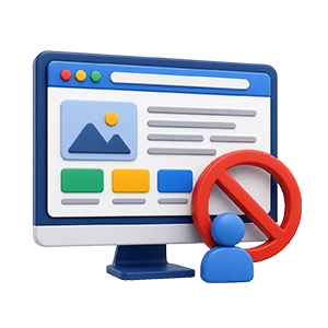 Website không có lượt truy cập